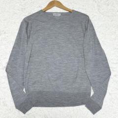 現行タグ JOHNSMEDREY ニット グレー 薄手 Mサイズ JOHN SMEDLEY グレー Vネックセーター XS - メルカリ