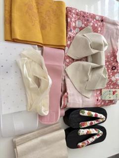 浴衣セット レディース 163cm 帯・下駄・着付け小物付き