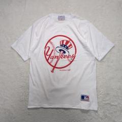 ✨90s！NY ヤンキース SSK Tシャツ 白 日本製 シングルステッチ