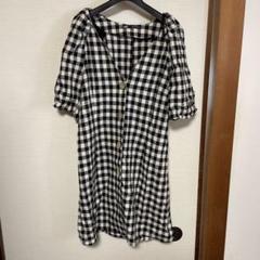 zara パフスリチュニックワンピ　サイズS