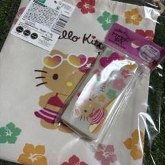 日焼けキティ♡巾着＆アクセサリーケースセット