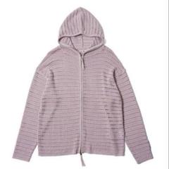 SYUMAN. 25SS クロシェットフーディー ピンク