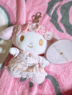 Mサイズ　LIZLISA マイメロディ　ポンチョ　サンリオ　リズメロ　リズリサ リズメロ LIZLISA マイメロディマスコット ポーチセット