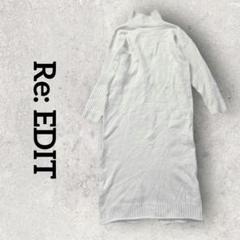 Re: EDIT タートルネックワンピース ニットワンピ (L) オフホワイト
