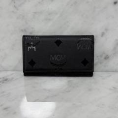 新品 未使用 MCM エムシーエム ナイロン ブラック 黒 4連 ロゴ