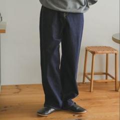 リラックスフィットストレートジーンズ B5020 Lサイズ navy リラックスフィットストレートジーンズ B5020 bonbon store