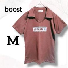 ポロシャツ　Tシャツ　半袖　Ｍ　美品　プリントＴ　漫画　ストレッチ　アニメ　夏