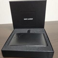 SAINT LAURENT 2018s ITALY製 レザーケース付き ミラー 新品⭐サンローラン レザーミラーケース 