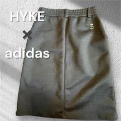 レア美品　adidas × HYHE コラボ　スカート　スウェット　ひざ下丈　M 2025年最新】hyke adidas スカートの人気アイテム - メルカリ
