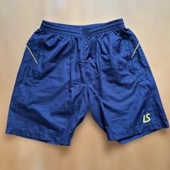 【美品】ルースイソンブラ ハーフパンツ ネイビー L LUZeSOMBRA ルースイソンブラ ハーフパンツ L ネイビー イエロー