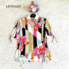 【美品】 LEONARD SPORTS 40分 総柄 カンカン素材 黒系 40 2025年最新】レオナール40の人気アイテム - メルカリ
