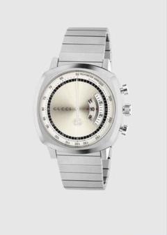 未使用 GUCCI シルバー 金属ベルト 時計 未使用 GUCCI シルバー 金属ベルト 時計 時計