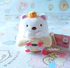 【新品・タグ付】すみっコぐらし しろくま かがみもち お正月 てのりぬいぐるみ