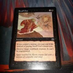 【Foil】　殺し/Snuff Out MMQ 日本語版　初版 Amazon.co.jp: マジックザギャザリング MTG 黒 日本語版 殺し