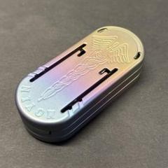 チタン製 音叉内蔵 フィジェットトイ ZDEDC ハンドスピナー フィ
