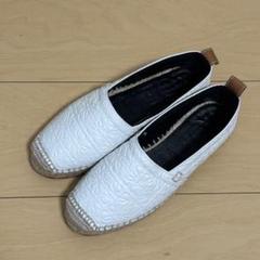 LOEWE ロエベ　スリッポン エスパドリーユ　アナグラム　白　35
