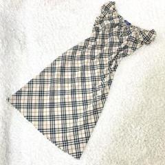 【美品】バーバリー ワンピース М ノバチェック　リボン　バルーン　Aライン バーバリー ワンピース М ノバチェック リボン バルーン Aライン