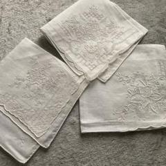 スワトウ刺繍ハンカチ3枚セット - メルカリ