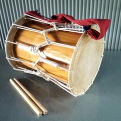大特価!! rukas a様 専用出品です。和太鼓 桶胴太鼓 1.5尺 美品 中古 台付き - 和楽器
