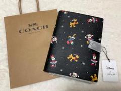 新品 未使用 COACH ディズニー×コーチノートブック ホリデープリント財布 新品 未使用 COACH ディズニー×コーチノートブック ホリデー