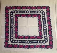 CHANEL シルクスカーフ　シミあり　ヴィンテージ CHANEL シャネル スカーフ