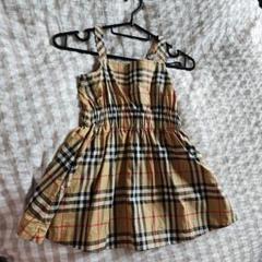 バーバリー Burberry ノースリーブ チェック オールインワン ワンピ