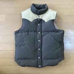 美品シュガーケーン60/40クロス レザー切替ダウンベスト⭐️東洋エンタープライズ 美品シュガーケーン60/40クロス レザー切替ダウンベスト⭐️東洋