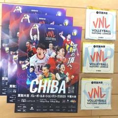 バレーボール ネーションズリーグ チラシ3枚 スティックバルーン3つ セット