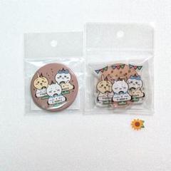 ちいかわ ゴウンゴウン アクリルスタンド 缶バッジ ちいかわ