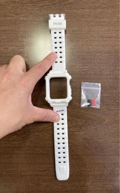 【38/40mm】アップルウォッチ 交換ベルト シンプル 白 柔らか ホワイト