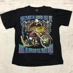 US古着 00s ROCK CHANG アメリカンバイク鷲柄 両面プリント US古着 00s ROCK CHANG アメリカンバイク鷲柄 両面プリント
