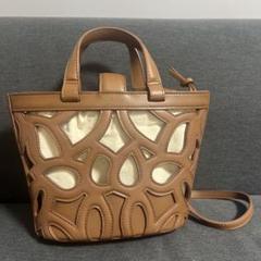 ZARA ザラ　カットワーク　カットアウト　トートバッグ