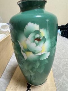 時代 戦前七宝 七宝焼 竹梅鶯図花瓶 花入 花生 花器 金属工芸 美品 時代 戦前七宝 七宝焼 竹梅鶯図花瓶 花入 花生 花器 金属工芸 美