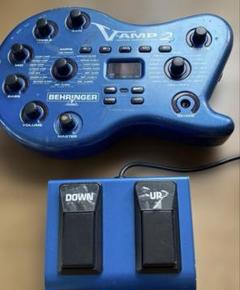 BEHRINGER ギターアンプシミュレーター V-AMP2 マルチエフェクター Behringer V-AMP 2 Guitar Amp Multi-Effects Processor Adapter
