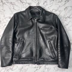 廃盤✨【米国製】schott トラッカージャケット レザー 黒 38 廃盤✨【米国製】schott トラッカージャケット レザー 黒 38