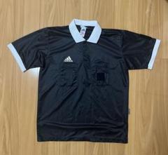【希少レア】90s adidas 審判用ポロシャツ ブラック