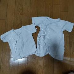 ベビー肌着 グレー 2枚セット 50-60cm