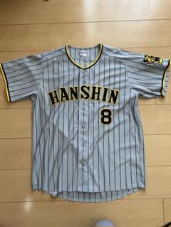 50%OFF 佐藤輝明 阪神タイガース 8 Lサイズ レプリカユニフォーム 応援グッズ