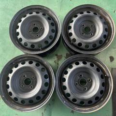 中古スチールホイール15X5.5トヨタアクア、スペイド純正（WM)4本セット 中古スチールホイール15X5.5トヨタアクア、スペイド純正（WM)4本