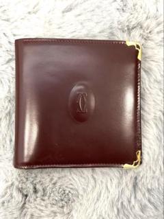 Cartier カルティエ 二つ折り財布 ボルドーのサムネイル