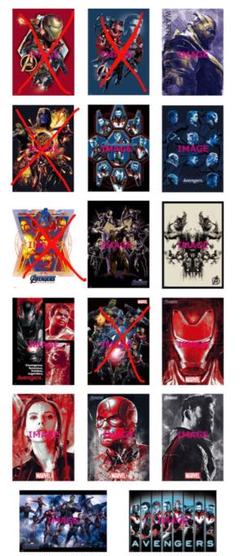 アベンジャーズ　MARVEL 一番くじ　E賞　ポスター　14枚セット　おまけ付き Amazon.co.jp: ポスター/スチール写真 A4 パターン18