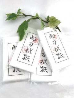 【特製品】刀拭紙 (1パック2枚入) × 4パックセット