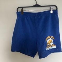 青色 ショーツパンツ【M】ステット生地