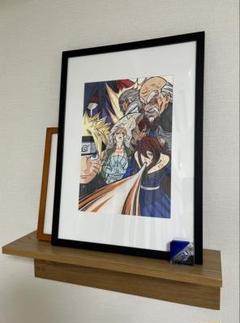 NARUTO 複製原画⑭ A3額縁付　原画のまとめ売りOK 2025年最新】NARUTO複製原画の人気アイテム - メルカリ
