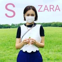 新品 ザラZARA 安達祐実さん キルティングトップス