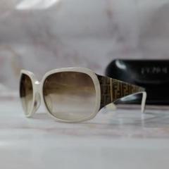 FENDI フェンディ ロゴ ズッカ柄 ヴィンテージ オーバル サングラス