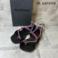 るー　ジルサンダー JIL SANDER リボンサンダル　38 ジルサンダー リボンサンダル （ジルサンダー JIL SANDER リボン