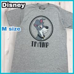 【US古着】Disney キャラプリント 半袖 Tシャツ トランプ わんわん物語