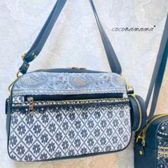 刺繍リボンのスクエアポシェットbag