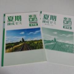 夏期　練成ゼミ　α 国語　中3 単元別テスト 中学 国語季節｜育伸社｜私立学校専用サイト｜教材出版社